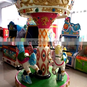 Mini Carousel Horse Amusement Park Games for Sale thumbnail-2
