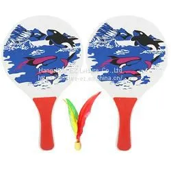 Cheap Beach Rackets for Outdoor Games With Plastic Handle thumbnail-1