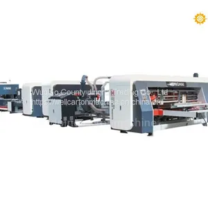 Automatic Folder Gluer Stitcher Machine for Corrugated Box thumbnail-1
