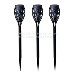 12 LED MINI Torch Lights Flame Effect Light Realistic Dancing Flames Lamp Solar Torch Light With Flickering Flame thumbnail-1