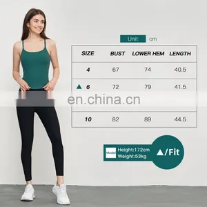 Ribbed Recycled Sling Sports Fitness Bras Wholesale U Hem Breathable Yoga Crop Gym Tops thumbnail-5