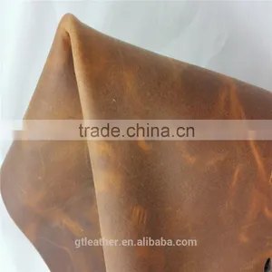 Cow Split Crazy Horse Leather for Gift Box thumbnail-2