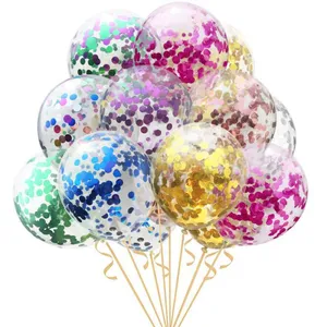 Cheap Large 36 Inch Clear Latex Birthday Decorations Gender Reveal Confetti Balloons Balloons Set With Confetti thumbnail-3