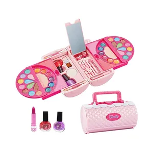 Kids Makeup Kit for Girls 28 in 1 Real Makeup Set Washable Cosmetic Set With Handbag Gifts for Girl 3+ Years thumbnail-1