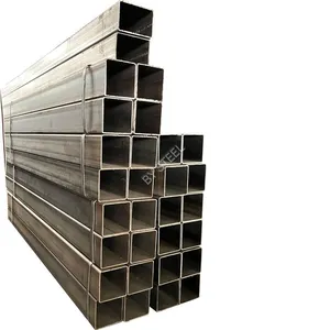 Square and Packed by Strips 20*20-500*500mm/20*40-300*500mm Carbon Steel Rectangular Pipe thumbnail-1
