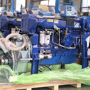 Easy Maintenance Weichai WD10C326-21 Marine Diesel Power 326HP for Offshore Boats and Service Vessels thumbnail-1