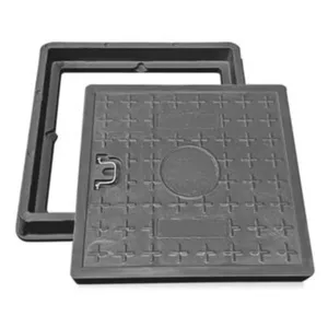 Fiberglass Reinforced Composite Manhole Cover - 500x500mm thumbnail-5