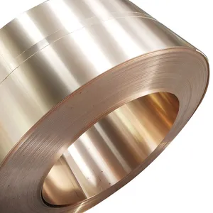 High Quality 0.5mm T1 T2 C1100 C1011 C1220 Red Copper Strip Coil Copper Sheet Foil Roll in Stock Factory Price thumbnail-5