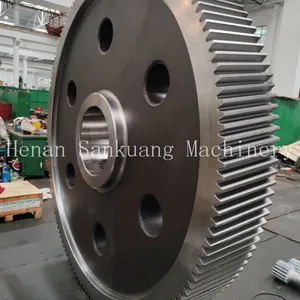 Custom Alloy Steel 4140 Carburized Gears for Mining Machinery, AGMA 9 Precision thumbnail-2