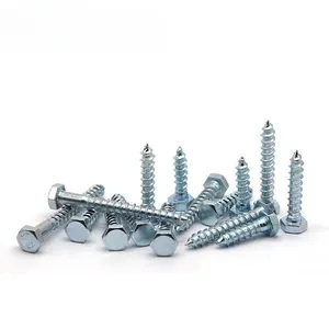 Zinc Finished DIN 571 Wood Fastener Hex Head Bolt thumbnail-1