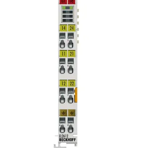 BECKHOFF EL2612 EtherCAT 2 Channel Relay Output Module Changeover Contact 125V AC 30V DC Industrial IO Terminal PLC Automation thumbnail-1