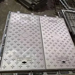 Certified Jingdong Ductile Iron Black Durable Manhole Cover for Highway Pedestrian Zones Road Barrier Posts Customized Casting thumbnail-6