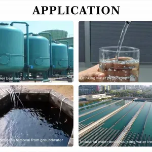 Manganese Sand Filter Material, Natural Environmental Protection Water Treatment Filler, no Reagent for Iron and Manganese Removal ，MnO₂ 30‑75% thumbnail-4