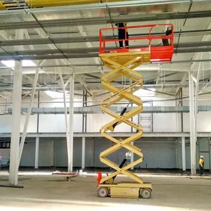 6 Meters Electric Scissor Lift 230kg Load Capacity 2001-4000 Hours Stock Ready Ship JCPT0807DC Engine Core thumbnail-2