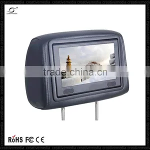 9 Inch Touch Screen Headrest DVD Player Taxi Cab Indoor Advertising Monitor Ttaxi Headrest Digital Signage LCD Media Player thumbnail-3