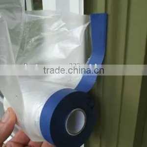 Waterproof Pre-taped Masking Film Good Quality Low Price thumbnail-1