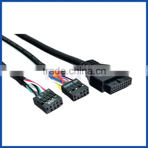 PANTO 3.5 Inch Floppy Drive Bay USB3.0+USB2.0 Hubs+HD Audio Mic 3.5mm PC Front Panel thumbnail-3