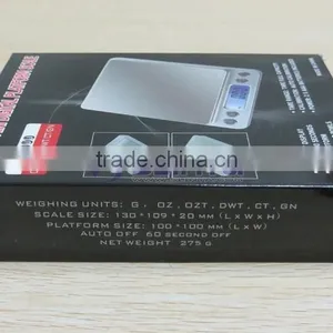 2 x AAA Batteries 200g/300g/500g x 0.1g Kitchen Scale I2000 Electronic Scale thumbnail-2