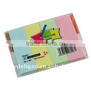 Color Removable Shaped Super Sticky Notes for Office Stationery thumbnail-1
