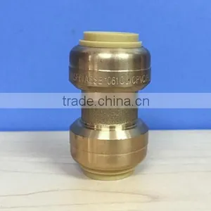 Brass Push Fit Coupling / Equal Push Fit Fitting thumbnail-1