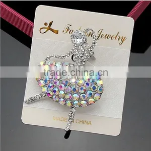 2016 Fashion Jewelry Manufacturers Selling Jewelry Dancing Ballet Girl Brooch Premium Corsage thumbnail-2