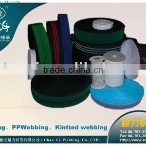 Green High Quanlity Elastic Webbing thumbnail-3