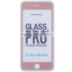 Original MOMAX Tempered Glass Screen Protective Film For IPhone 6/6s 4.7 Inch Soft Full Screen Protector PZAPIP6FFARB MT-4837 thumbnail-2