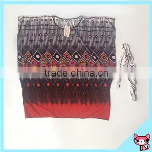 2015 Fashion Design Dice Pattern Casual Blouse thumbnail-1