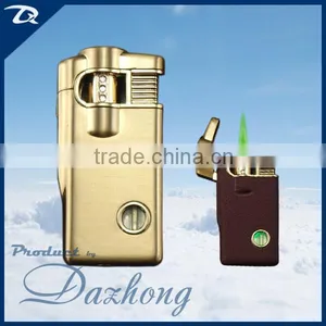 REFILLABLE WINDPROOF METAL LIGHTER ( WITH GREEN LIGHT ) thumbnail-1