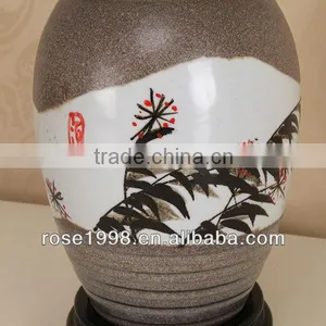 Traditional Ceramic Lamp in Coffee Colour thumbnail-6