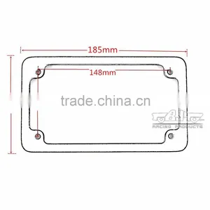 BJ-LPL294-001 Custom License Plate Frames Wholesale thumbnail-6