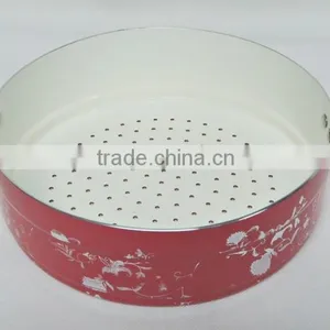 Customized Flower Decal Multi-purpose Food Steamer With Induction Bottom thumbnail-4