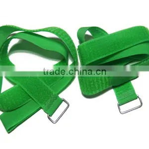 100% Nylon Binding Customized Hook and Loop Straps With Metal Buckle thumbnail-3