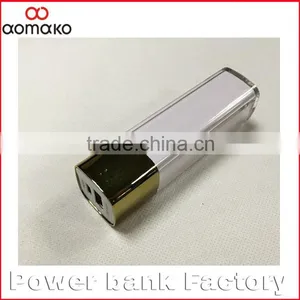 AK-011 High Capacity Manaul for Power Bank Promotion Gift Lipstick ROHS Power Bank for Smartphones thumbnail-6