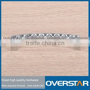 Wholesale Products Beautiful Bedroom Glass Handles ,Small Jewelry Box Drawer Handles, Unique Diamond Zinc Alloy Drawer Handle thumbnail-3