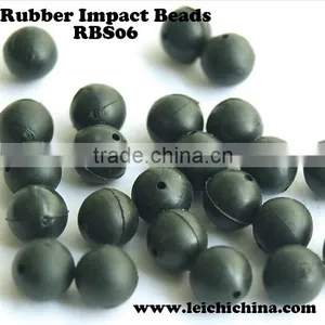 Wholesale Sea Fishing Accessory Rubber Impact Beads thumbnail-1