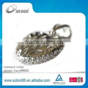 Product You Can Import From China 925 Silver Necklace. Beauty Rechangeble Silver Pendant Necklace thumbnail-3