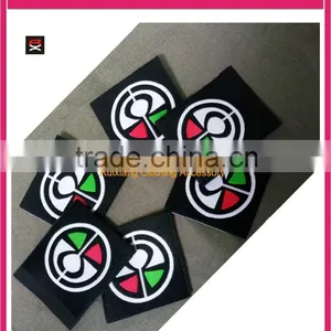 Custom Colorful Embossed Effect Woven Labels ,clothing Label thumbnail-1