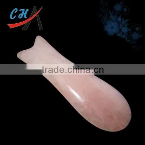 Rose Quartz Gemstone Massage Tool thumbnail-1
