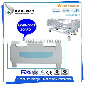 China Supplier Medical Equipments Manual Ordinary 3 Crank Manual Hospital Bed thumbnail-3