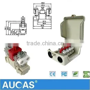 Drop Wire Connector (STB) Module Terimnal Block With Or Without Protection For Telephone Cable Distribution Box thumbnail-4
