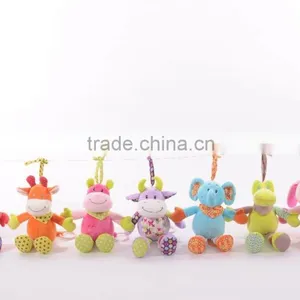 Baby Toys Soft Toys Hanging Toys Elephant Monkey Frog thumbnail-1