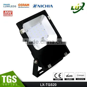 Promotional Price Shenzhen Factory 2016 CE Rohs Approved Meanwell Driver Free Lighting Design 20W Flood Lights LED thumbnail-1