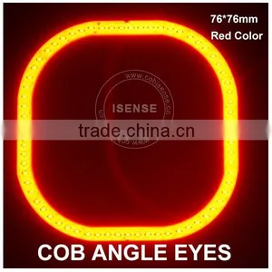 12V High Quality Square Shape Circle or Semi Circle COB Angel Eyes Headlight for Prado thumbnail-3
