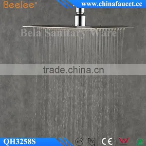 Bathroom SUS 304 Ultra Thin 8" Square Stainless Steel Shower Head thumbnail-2