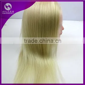 Cheap Huamn Hair Mannequin Head for Hairdressing100% Human Hair Training Doll Head Practice Head thumbnail-3