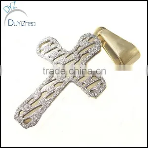 Mini Cross Pendent for Hip Hop thumbnail-1