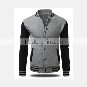 Wholesale Custom Mens Blank Satin Baseball Jackets thumbnail-1