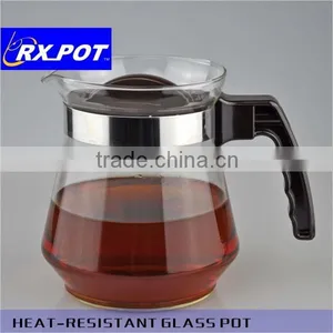 Pyrex Glass Teapot With Infuser/coffee Tea Set/blooming Tea Pot thumbnail-1