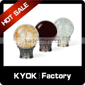 KYOK New Designs Double Curtain Rod Wholesale ,curtain Rods Finails ,crystal Glass Finials for Curtain Rods thumbnail-5